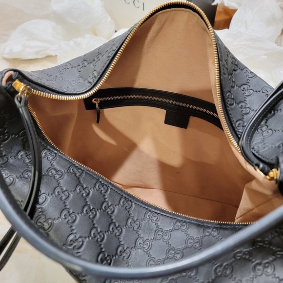 Gucci signature large hobo in black - Picture 3 of 16